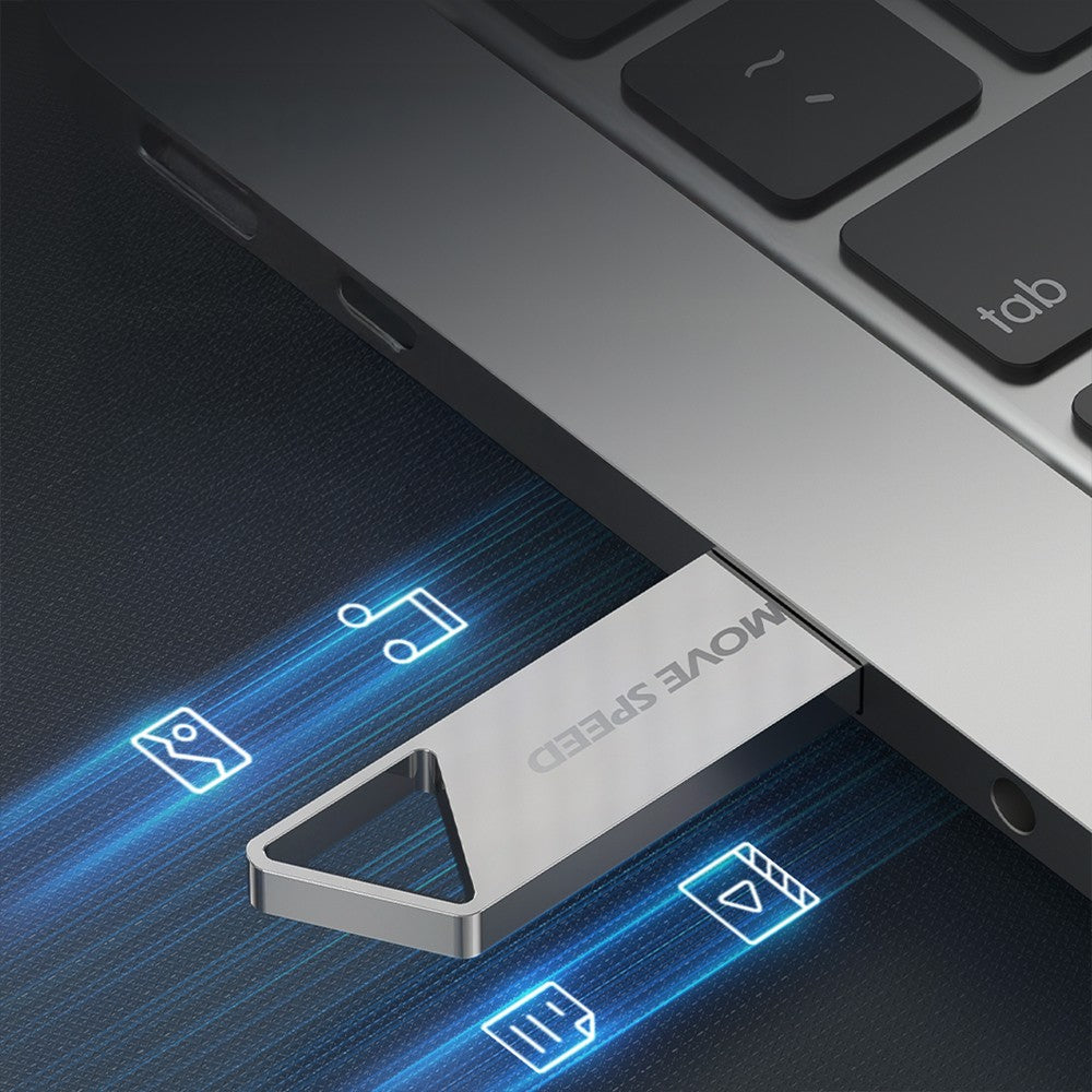 Movespeed TSJ16G Yüksek Hızlı Metal Flash Bellek USB 3.1 16GB