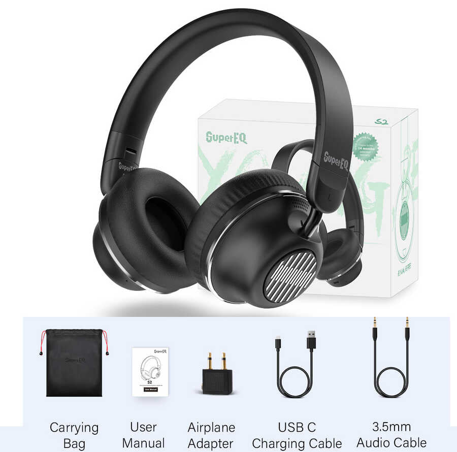 Oneodio S2 Bluetooth Kulaklık Siyah