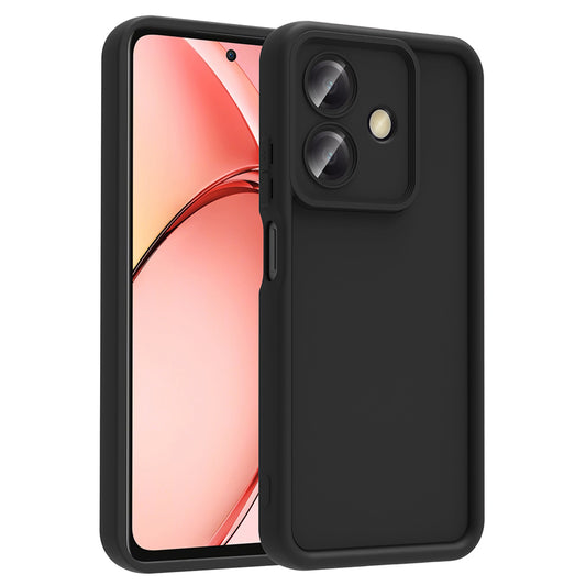 Oppo A3 Kılıf Kamera Korumalı Zore Ananas Kapak Siyah