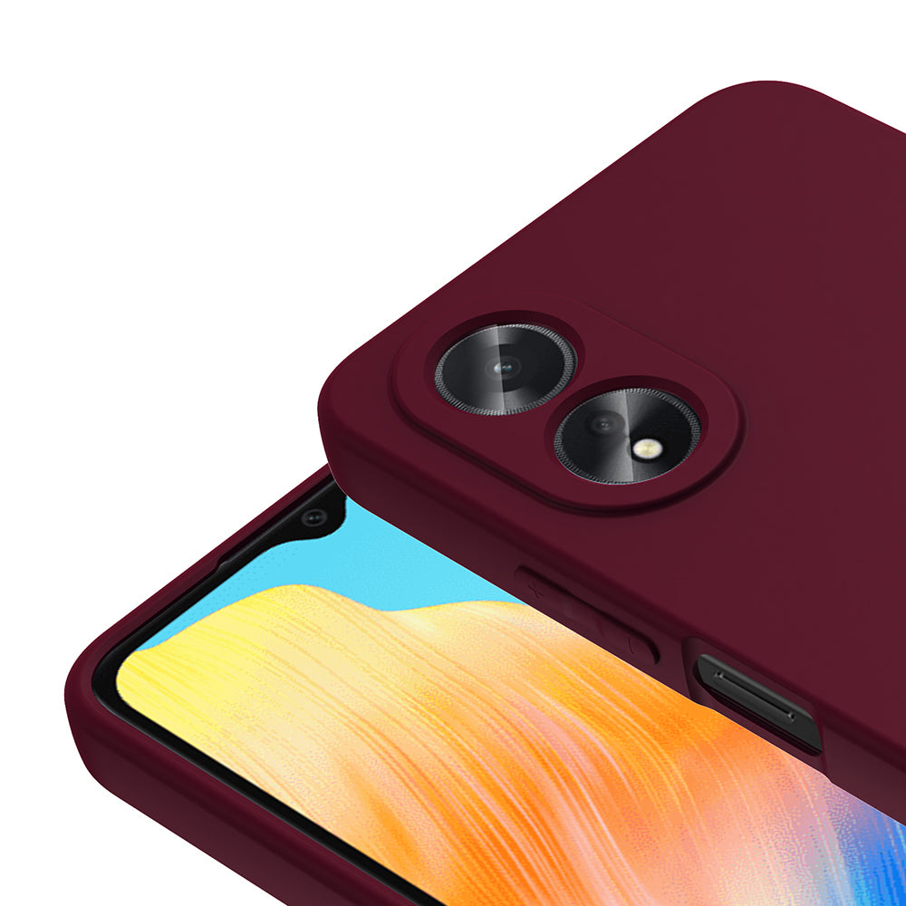 Oppo A38 Case Zore Mara Launch Cover Dark Purple