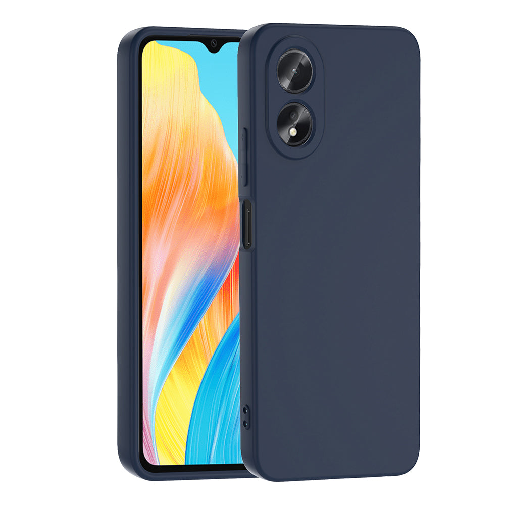 Oppo A38 Case Zore Mara Launch Cover Navy Blue