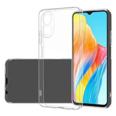 Oppo A38 Case Zore Super Silicone Cover Transparent