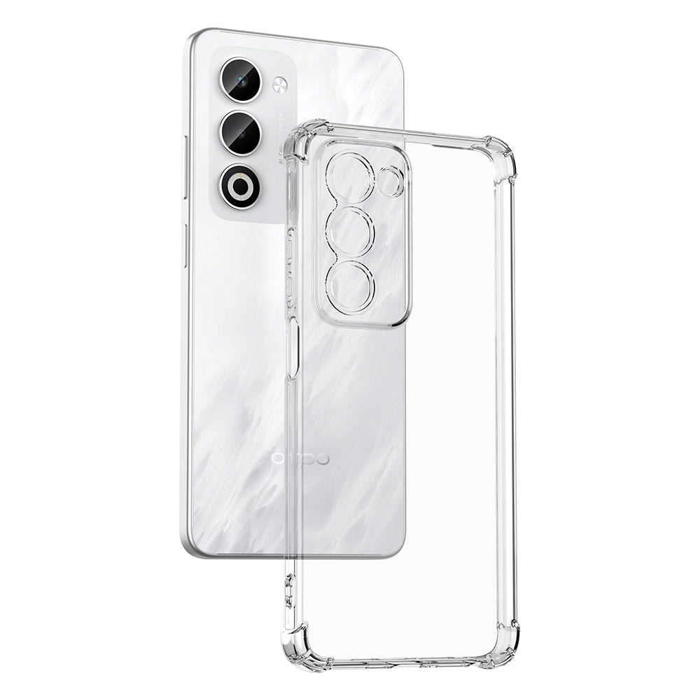 Oppo A5 Kılıf Zore 2mm Anti Shock Silikon Şeffaf