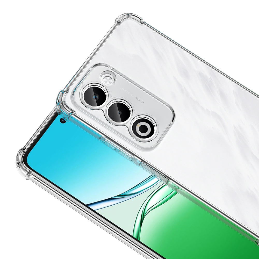 Oppo A5 Kılıf Zore 2mm Anti Shock Silikon Şeffaf