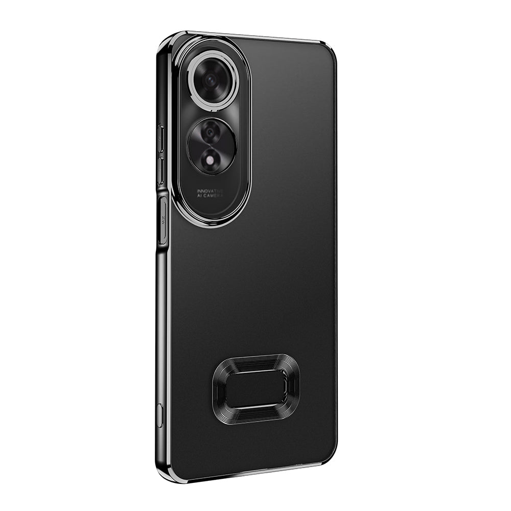 Oppo A60 Kılıf Kamera Korumalı Logo Gösteren Zore Omega Kapak Lila