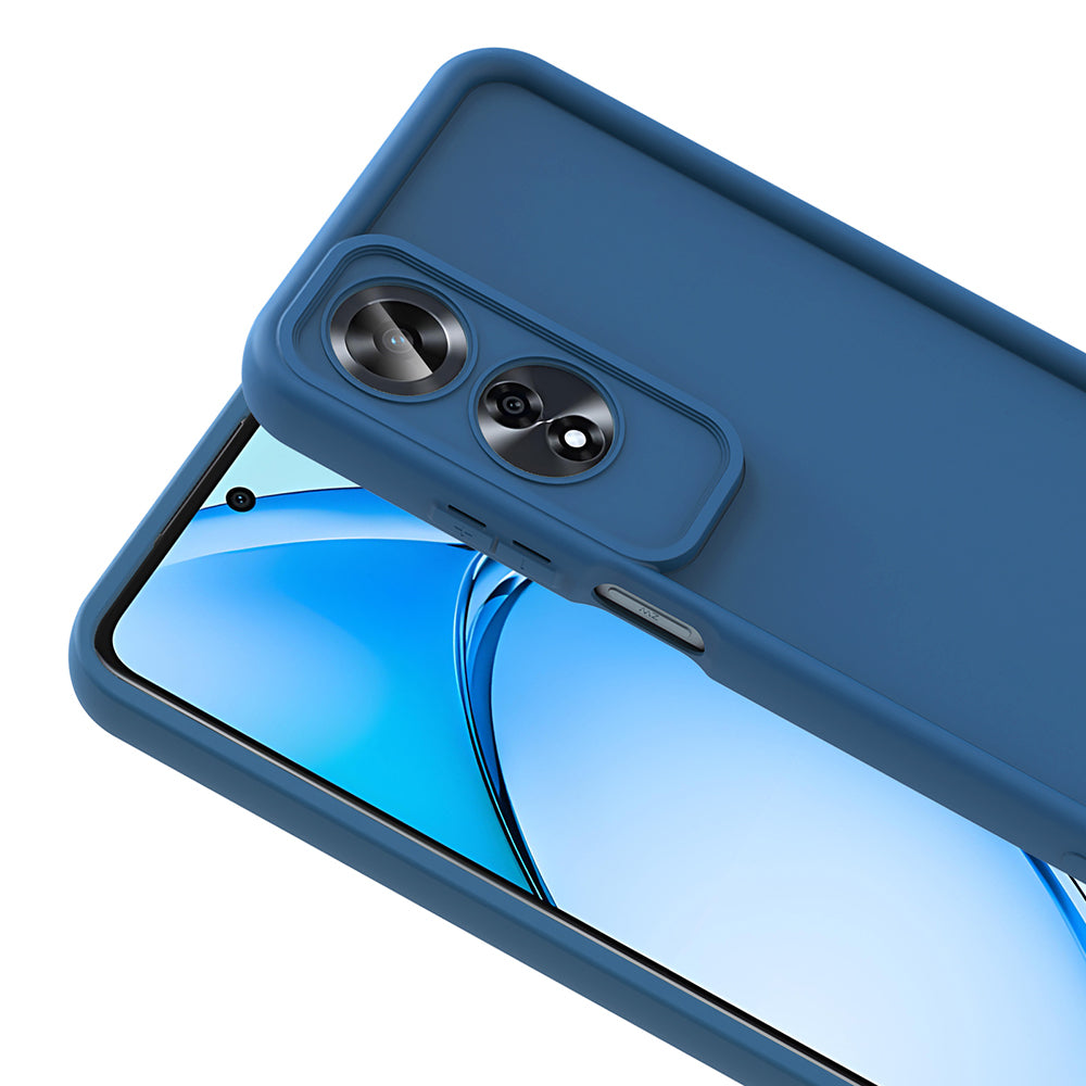 Oppo A60 Kılıf Kamera Korumalı Zore Ananas Kapak Mürdüm