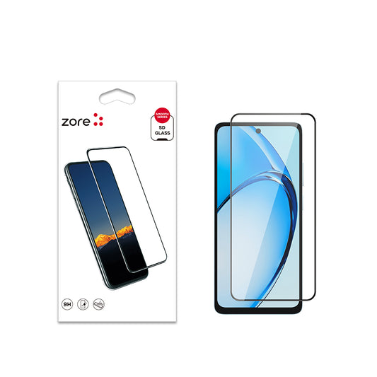 Oppo A60 Zore Edge Shatter Resistant Glass Screen Protector Black
