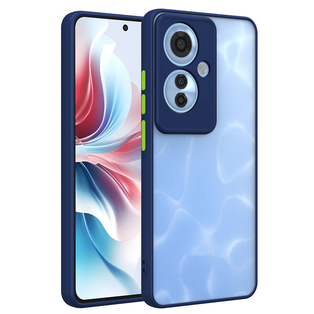 Oppo Reno 11F 5G Case Zore Hux Cover Navy Blue