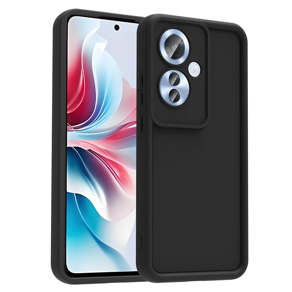 Oppo Reno 11F Case Camera Protection Zore Pineapple Cover Plum