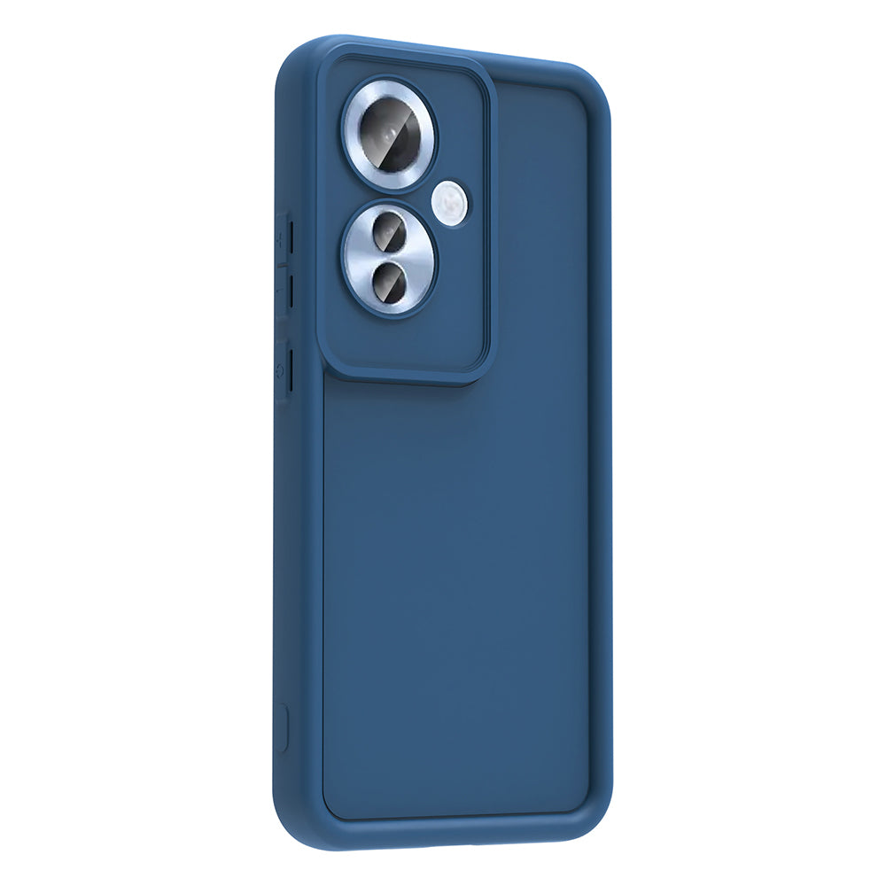 Oppo Reno 11F Case Camera Protection Zore Pineapple Cover Plum