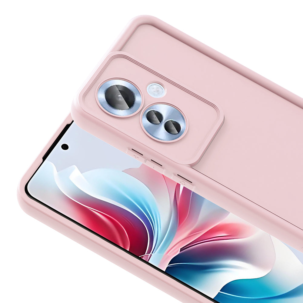 Oppo Reno 11F Kılıf Kamera Korumalı Zore Ananas Kapak Koyu Yeşil