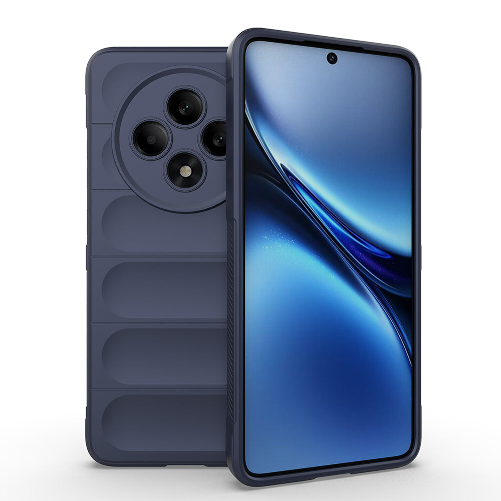 Oppo Reno 11FS Case Flexible TPU Hollow Back Surface Design Zore Ethnic Silicone Cover Dark Green 