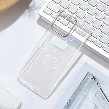 Oppo Reno 5 Lite Kılıf Zore Sidney Desenli Sert Kapak