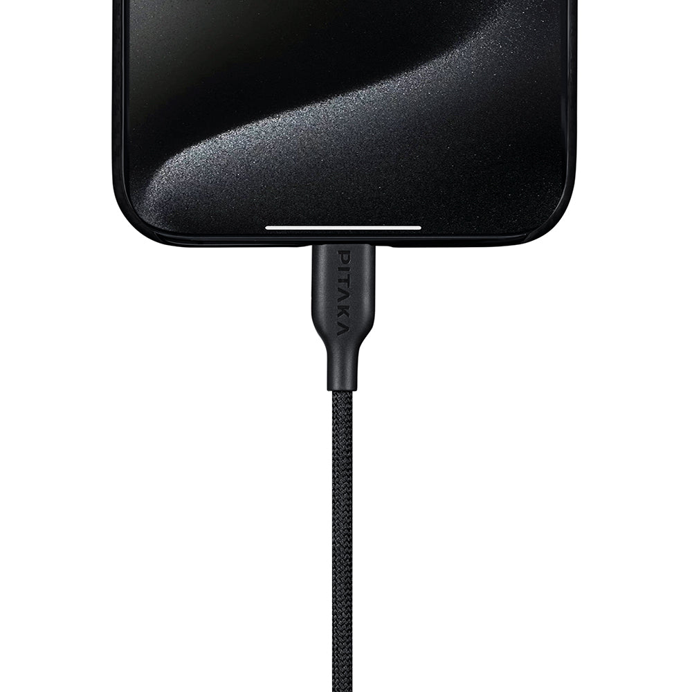 Pitaka Flex Braided Örgülü Tasarımlı Type-C to Type-C PD Data ve Şarj Kablosu 60W 1.2M Beyaz