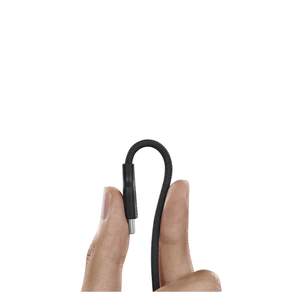 Pitaka Flex Braided Örgülü Tasarımlı Type-C to Type-C PD Data ve Şarj Kablosu 60W 1.2M Siyah