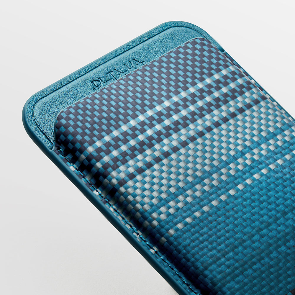 Pitaka Magnetic Woven Serisi Aramid Fiber Magnetik Kartlık Siyah