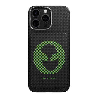 Pitaka Tactile Woven Qi2 Şarj Teknolojili Aramid Fiber M-Safe Powerbank 15W 5000mAh Kahverengi