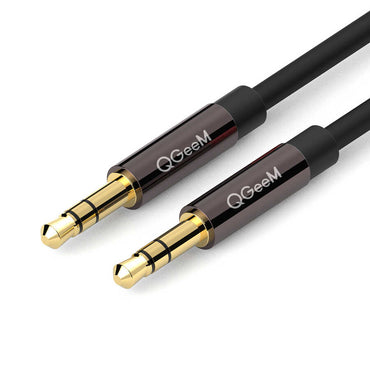 Qgeem QG-AU04 3.5mm Aux Audio Kablo 5M Siyah