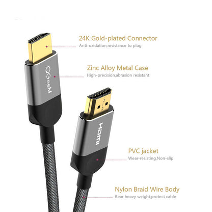 Qgeem QG-AV14 HDMI Kablo 2M Siyah