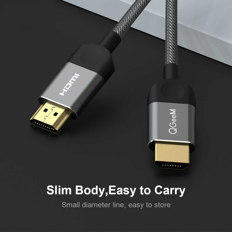 Qgeem QG-AV14 HDMI Kablo 5M Siyah