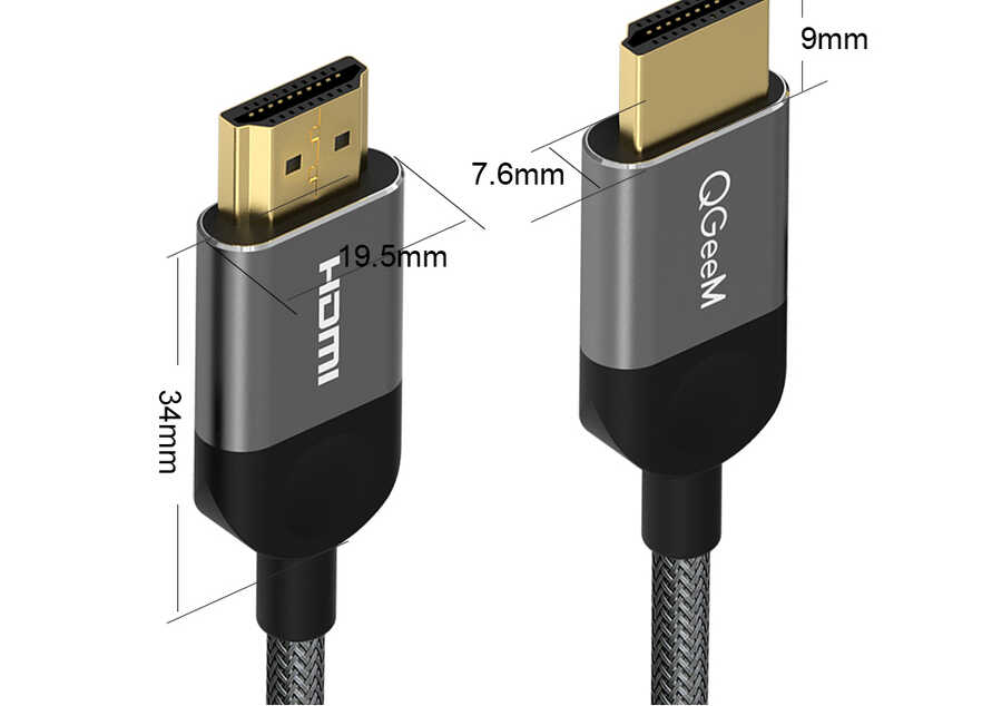 Qgeem QG-AV14 HDMI Kablo 5M Siyah
