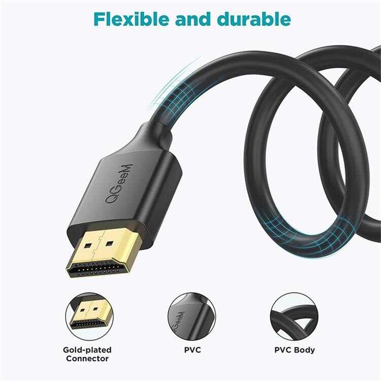 Qgeem QG-AV16 HDMI Kablo 1.83M Siyah