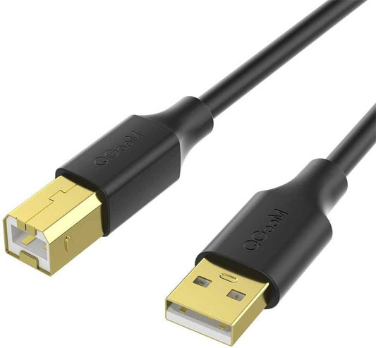 Qgeem QG-CVQ23 Usb Type-A To Usb Type-B Kablo 1.83M Siyah