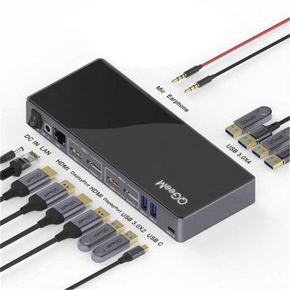 Qgeem QG-D6901 Type-C Usb Hub Siyah