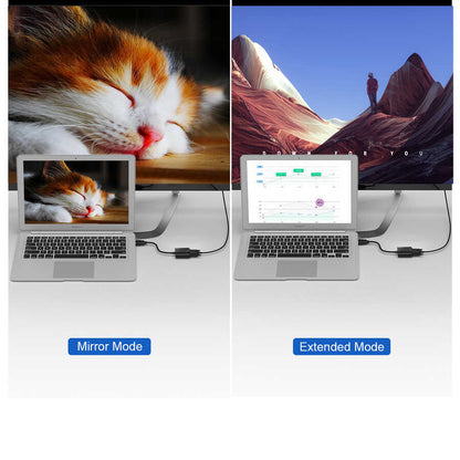 Qgeem QG-HD08 HDMI To VGA Dönüştürücü Siyah