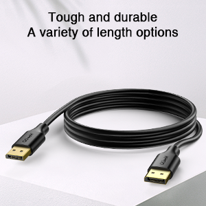 Qgeem QG-HD16 Display Port Kablo 0.91M Siyah