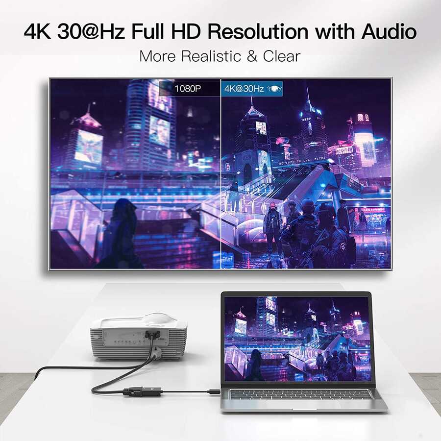 Qgeem QG-HD24 DVI To Display Port Dönüştürücü Siyah