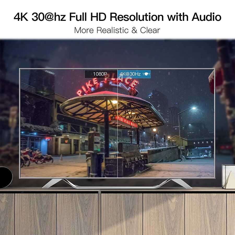 Qgeem QG-HD27 DVI To Mini Display Port Dönüştürücü Siyah