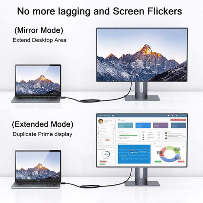 Qgeem QG-HD29 VGA To Mini Display Port Kablo Siyah
