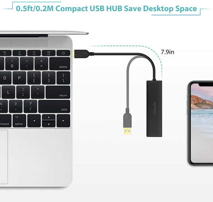 Qgeem QG-UH05 Usb Hub 0.8M Siyah