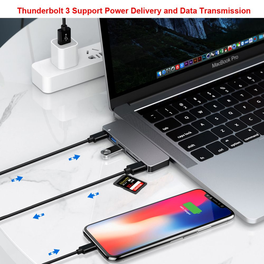 Qgeem QG-UH06 Usb Hub Siyah
