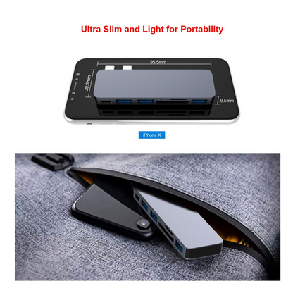 Qgeem QG-UH06 Usb Hub Siyah