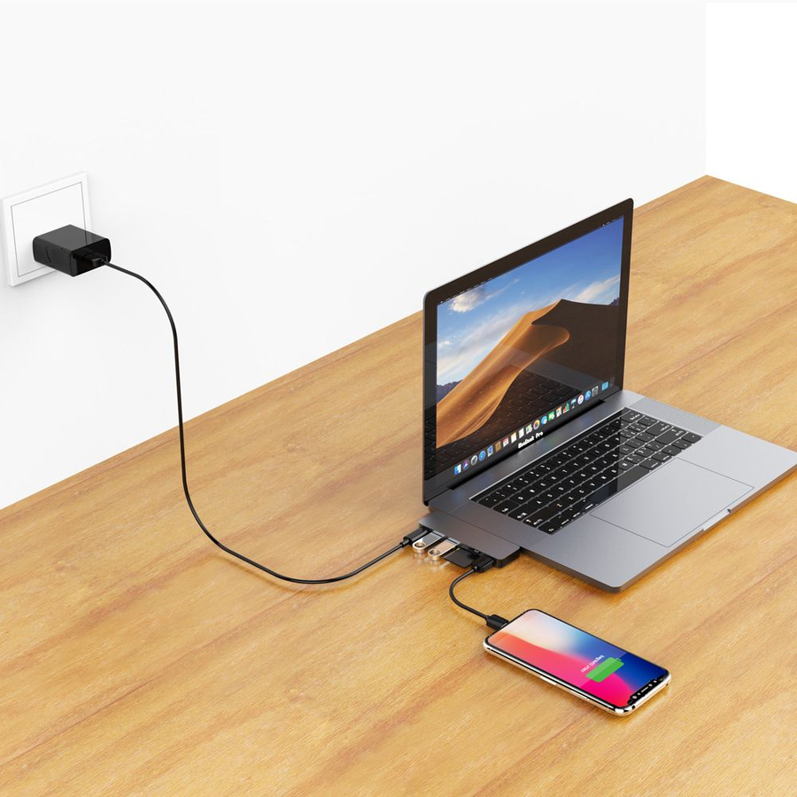 Qgeem QG-UH06 Usb Hub Siyah