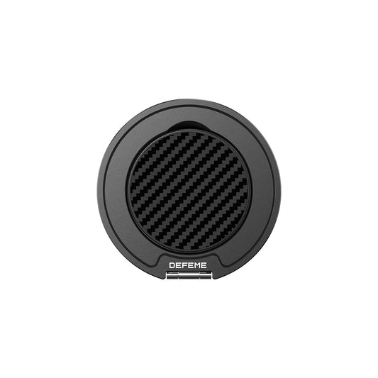 Raptic Defeme FreeFlow 360 Derece Dönebilen Karbon Fiber Tasarımlı Parmak Ring Stand Siyah