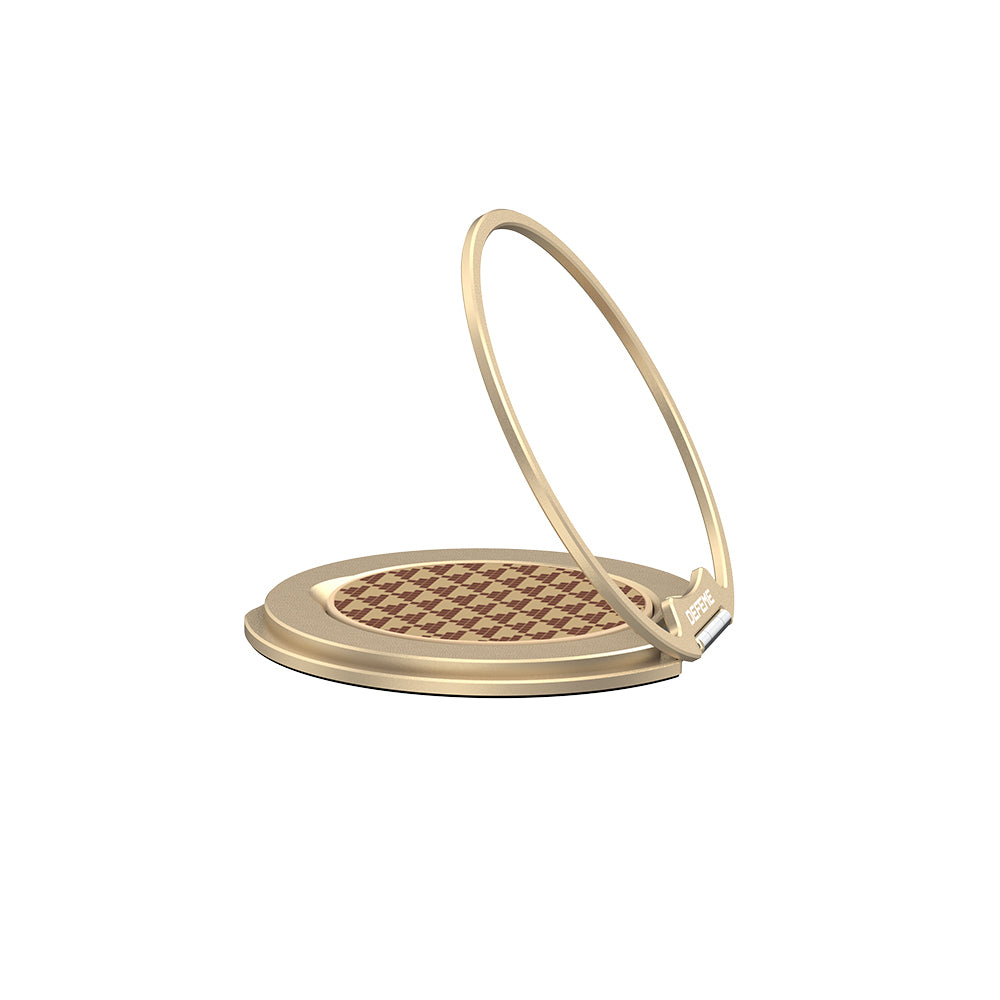 Raptic Defeme FreeFlow 360 Derece Dönebilen Karbon Fiber Tasarımlı Parmak Ring Stand Gold