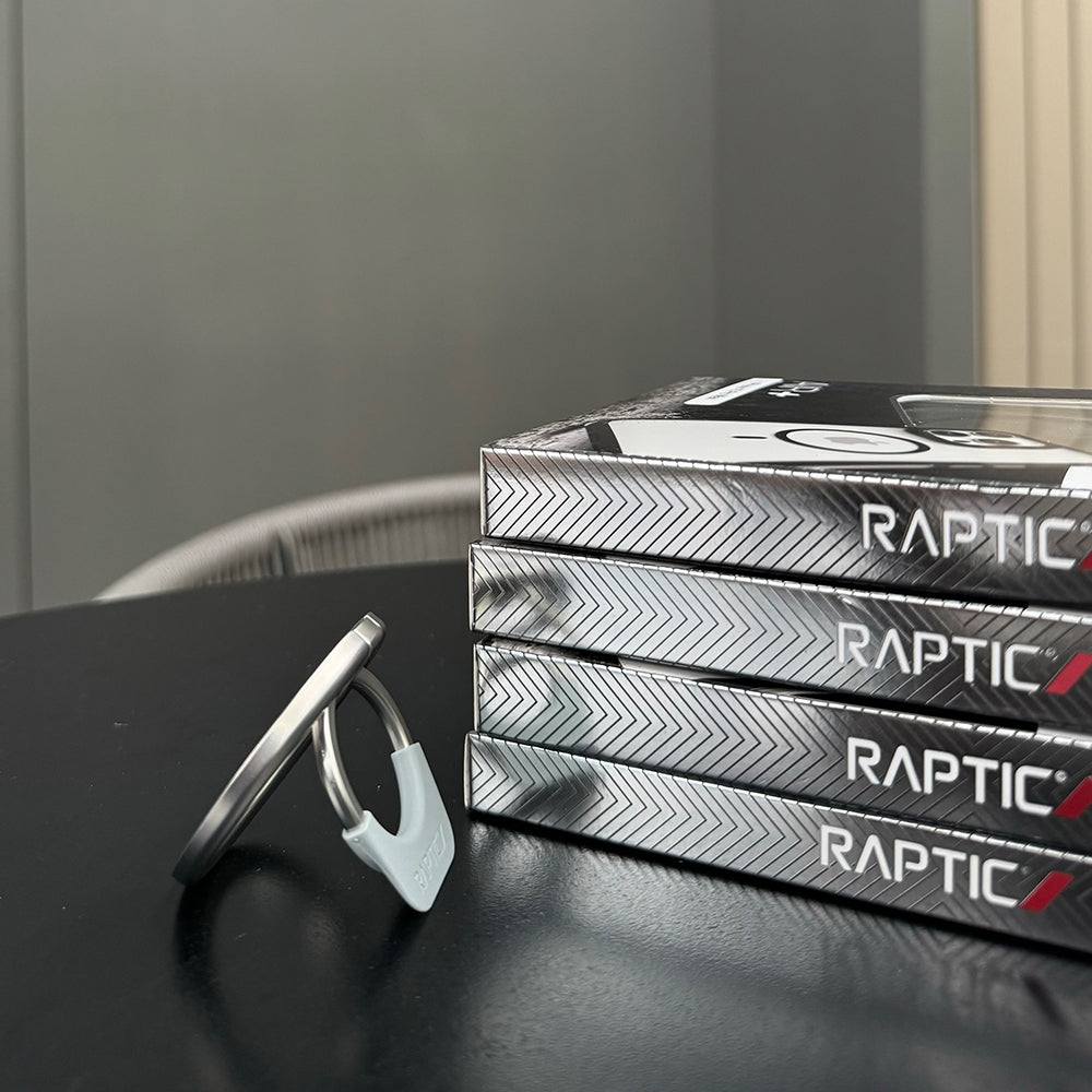 Raptic Magnetik Özellikli 360 Derece Dönebilen Parmak Ring Stand Gümüş