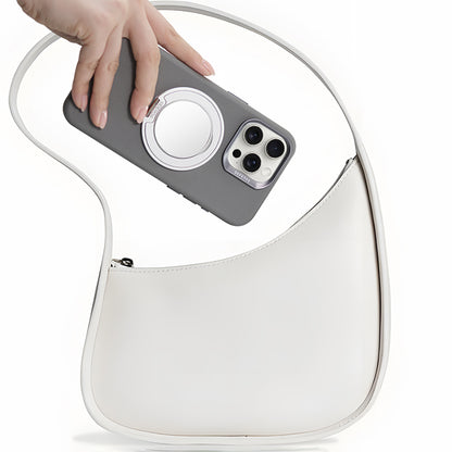 Raptic Mirror Serisi Magnetik Özellikli Aynalı 360 Derece Dönebilen Parmak Ring Stand Yeşil