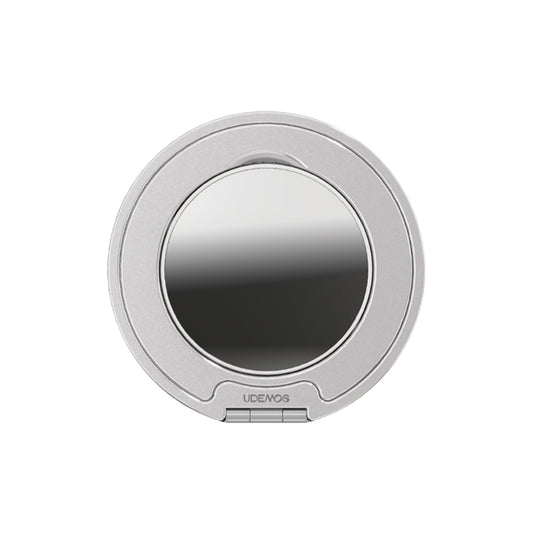 Raptic Mirror Series Magnetic Mirrored 360 Degree Rotating Finger Ring Stand Silver 