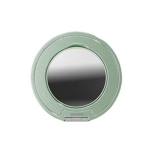 Raptic Mirror Series Magnetic Mirrored 360 Degree Rotating Finger Ring Stand Green 