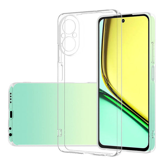 Realme 12 Lite Case Zore Super Silicone Cover Transparent