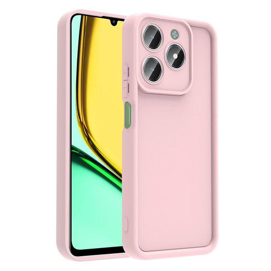 Realme C61 Case Camera Protection Zore Pineapple Cover Pink