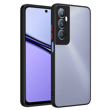 Realme C65 4G Case Zore Hux Cover Black
