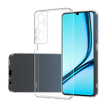 Realme C65 4G Case Zore Super Silicone Cover Transparent