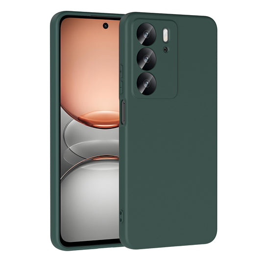 Realme C75 Case Zore Mara Launch Cover Dark Green