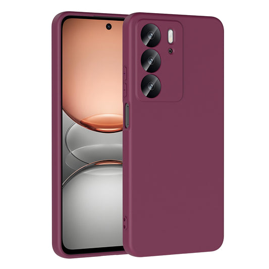 Realme C75 Case Zore Mara Launch Cover Dark Purple