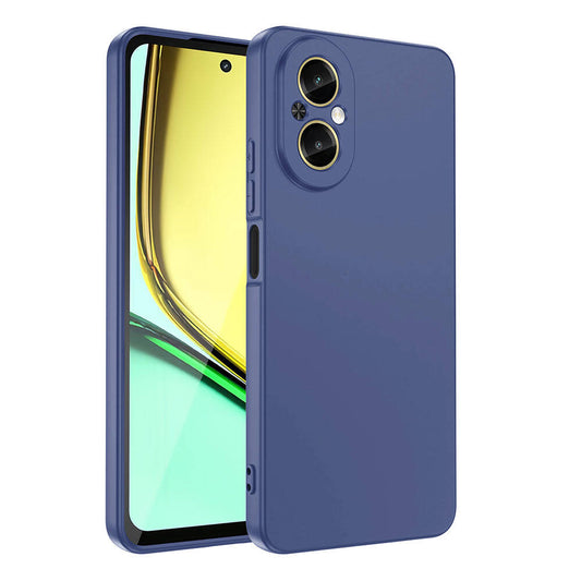 Realme 12 Lite Case Zore Mara Launch Cover Navy Blue